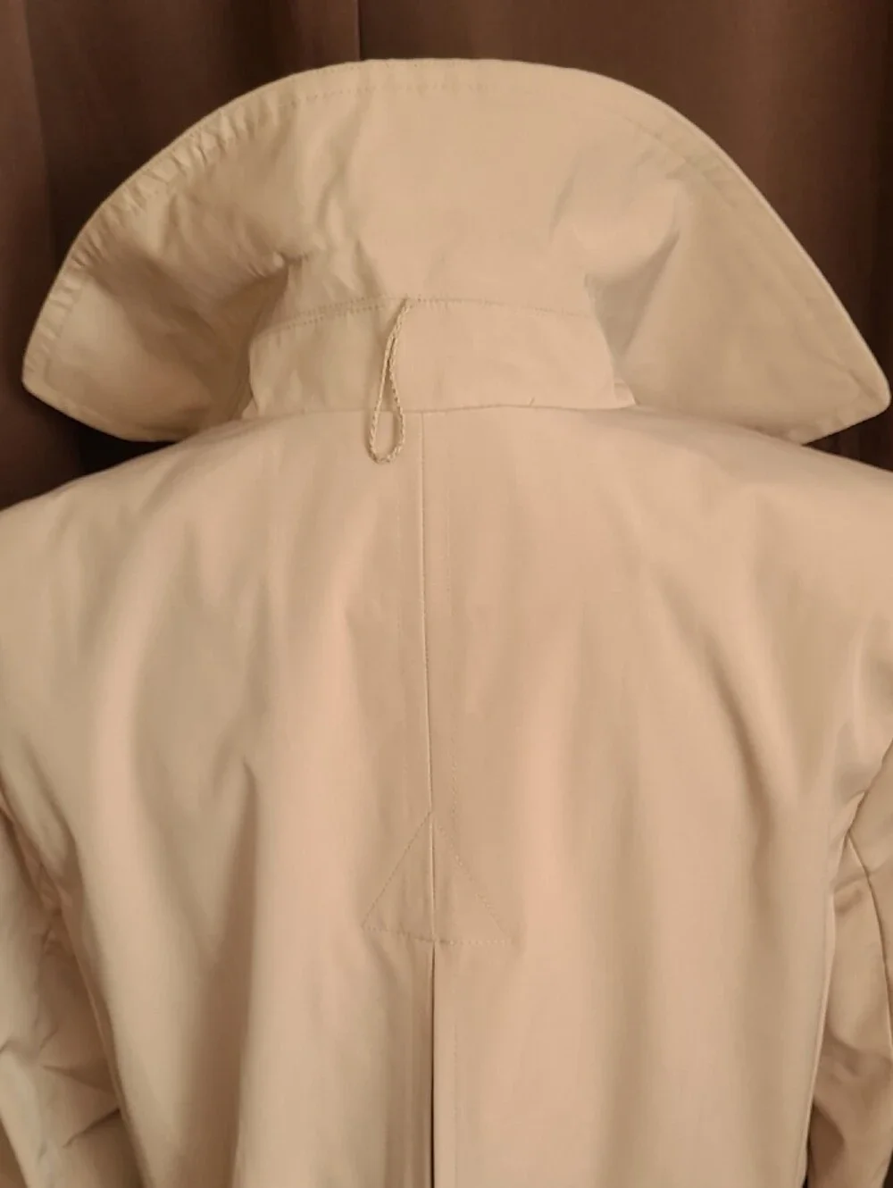 London Fog Beige Trench Coat with Contrast Cuffs - Picture 7 of 9